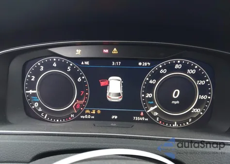 2018 Volkswagen Golf R 2.0T W/Dcc Navigation from USA, damaged, VIN WVWWF7AU8JW183679